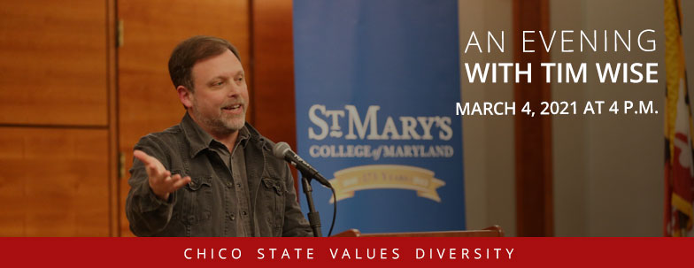 Tim Wise virtual event on March 4 at 4 p.m.