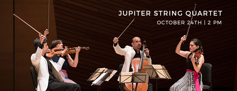 Jupiter String Quartet on Sunday October 24 at 2 p.m.